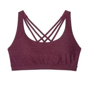 Victoria’s Secret Padded Smooth Strappy back sport bra Burgundy